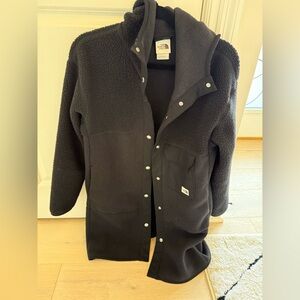 North face fleece coat
